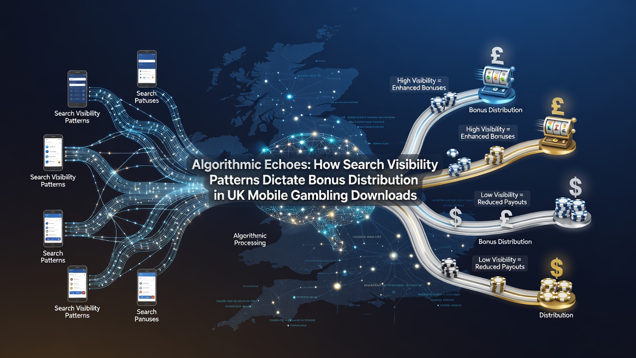 Search visibility metrics influencing mobile gambling app rankings and bonus allocations across UK platforms