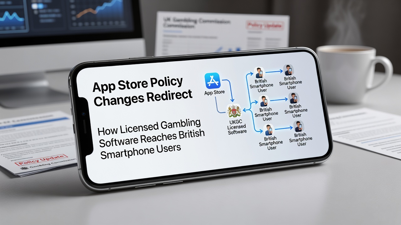 British users interacting with mobile web versions of licensed gambling platforms on smartphones