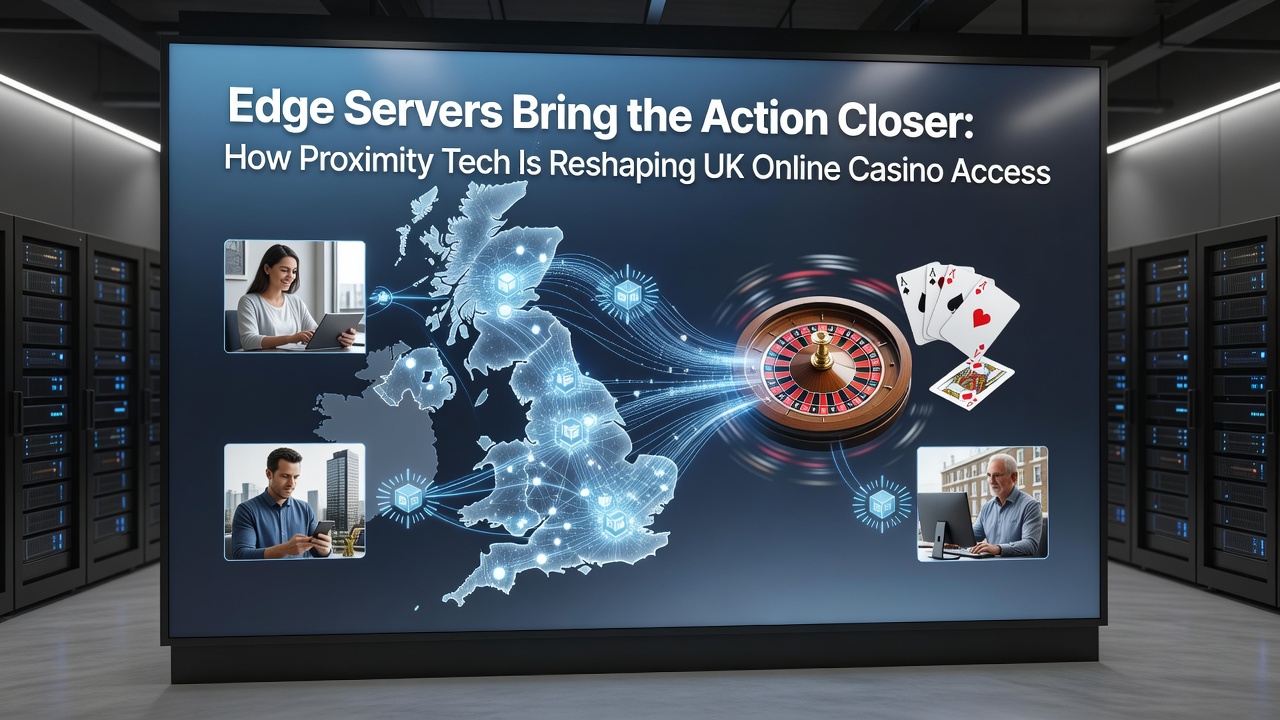 Edge computing servers positioned near urban centers to reduce latency for UK online casino players accessing live games