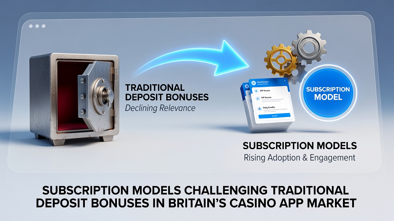 Comparison chart showing subscription versus deposit bonus performance metrics on a tablet dashboard
